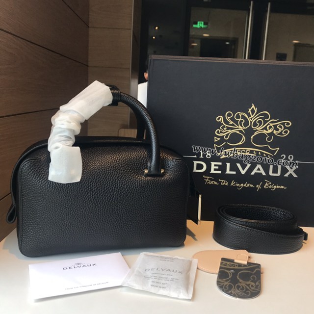 Delvaux經典款Cool Box荔枝紋手提女包 德爾沃專櫃手提肩背手袋女包 bxs1026